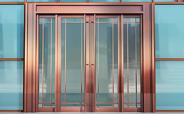 会宁玻璃地弹门