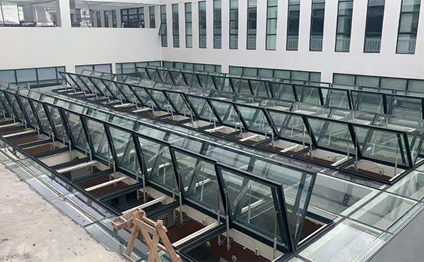 百安科技有限公司近期会宁排烟窗项目案例分享